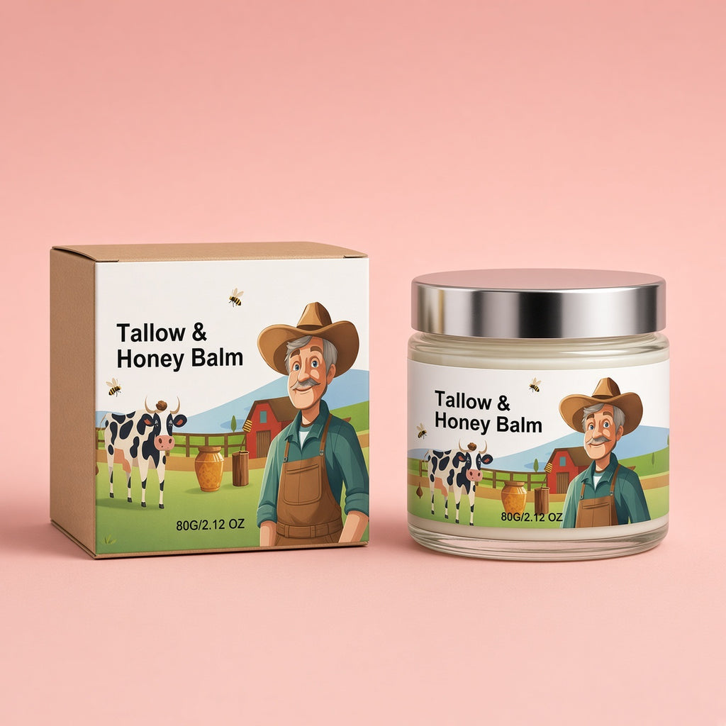 60ml Tallow Honey Balm Deep Moisturizing