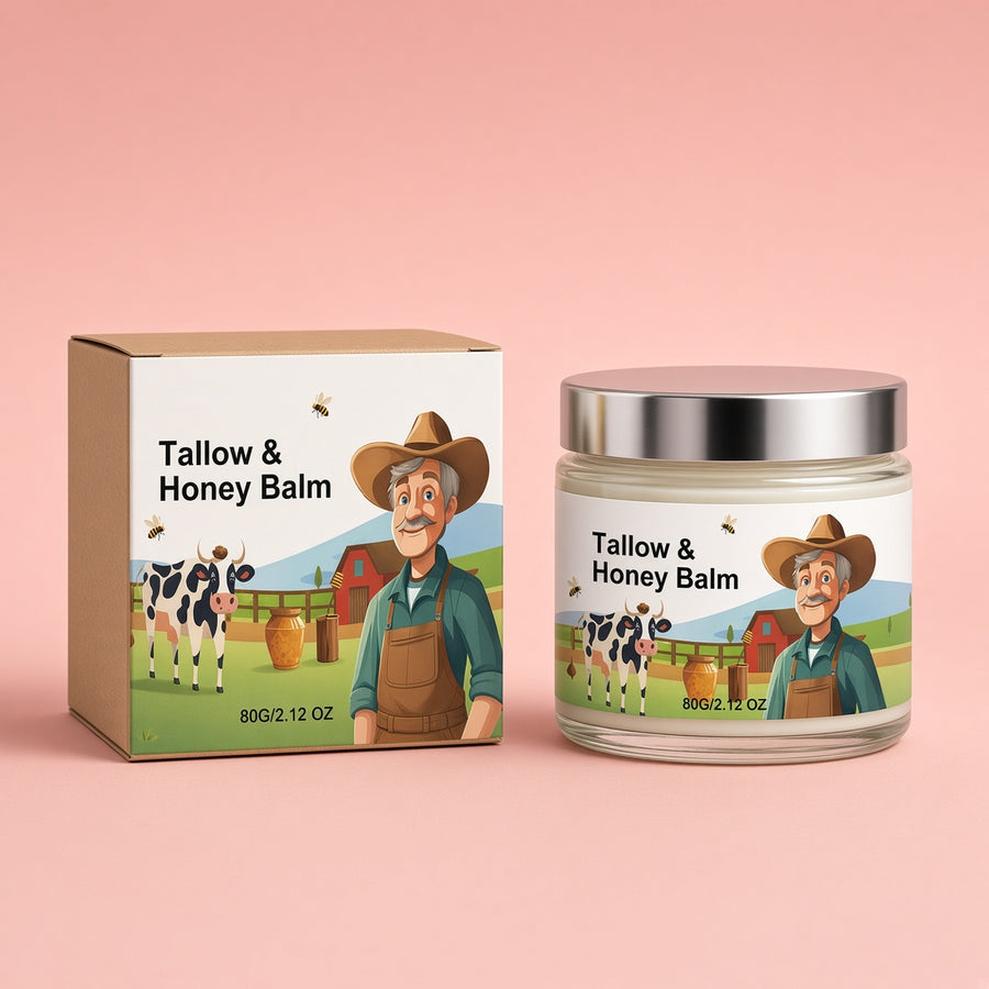 60ml Tallow Honey Balm Deep Moisturizing
