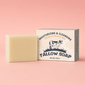 Tallow soap bar and box