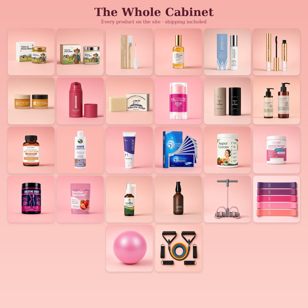 The Whole Cabinet — all Queen's Things products